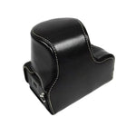 Estojo de Couro PU para Câmara de Corpo Inteiro para Sony LCE-7C / Alpha 7C / A7C 28-60mm / Lente 40.5mm, Para Sony A7C