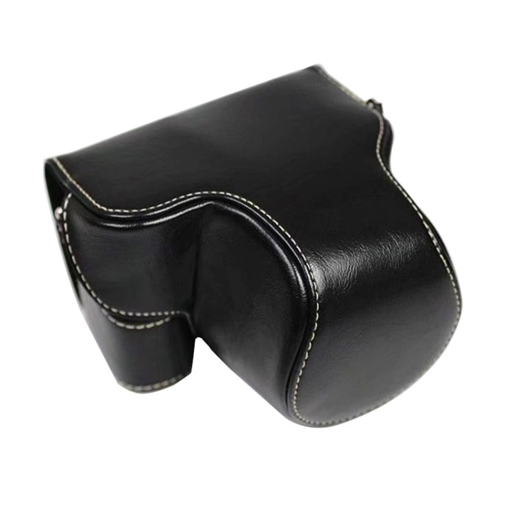 Estojo de Couro PU para Câmara de Corpo Inteiro para Sony LCE-7C / Alpha 7C / A7C 28-60mm / Lente 40.5mm, Para Sony A7C