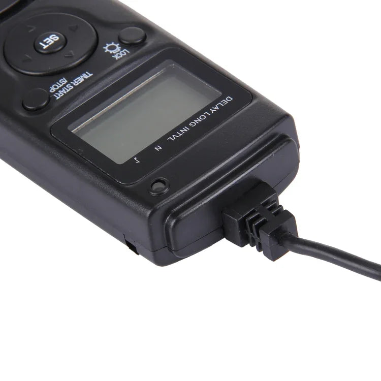 RST-7002 Intervalómetro LCD para Time Lapse, Disparador de Obturador, Temporizador Digital, Comando Remoto com Cabo C8 para Câmaras CANON 1D/1DS/50D/40D/30D/20D/10D/5D/7D, RST-7002