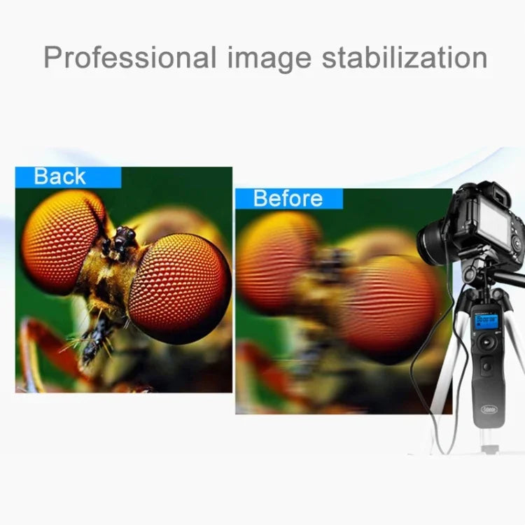 RST-7002 Intervalómetro LCD para Time Lapse, Disparador de Obturador, Temporizador Digital, Comando Remoto com Cabo C8 para Câmaras CANON 1D/1DS/50D/40D/30D/20D/10D/5D/7D, RST-7002