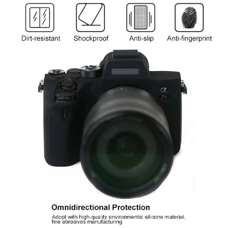 Capa Protetora Suave de Silicone para Sony A7R4, Para Sony A7R4