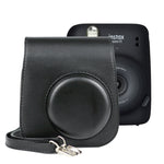 Bolsa de Corpo Inteiro para Câmara em Pele de Cor Sólida com Correia para FUJIFILM Instax mini 11
