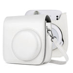 Bolsa de Corpo Inteiro para Câmara em Pele de Cor Sólida com Correia para FUJIFILM Instax mini 11