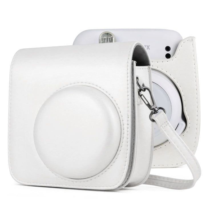 Bolsa de Corpo Inteiro para Câmara em Pele de Cor Sólida com Correia para FUJIFILM Instax mini 11