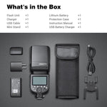 Flash Speedlite Godox V860 III-N 2.4GHz Wireless TTL II HSS para Nikon, V860 III-N para Nikon