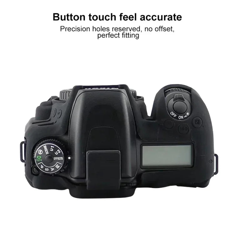 Capa Protetora de Silicone Macia para Nikon D7500, Para Nikon D7500