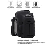 Capa Protetora de Silicone Macia para Canon EOS 5D Mark II, Para Canon EOS 5D Mark II