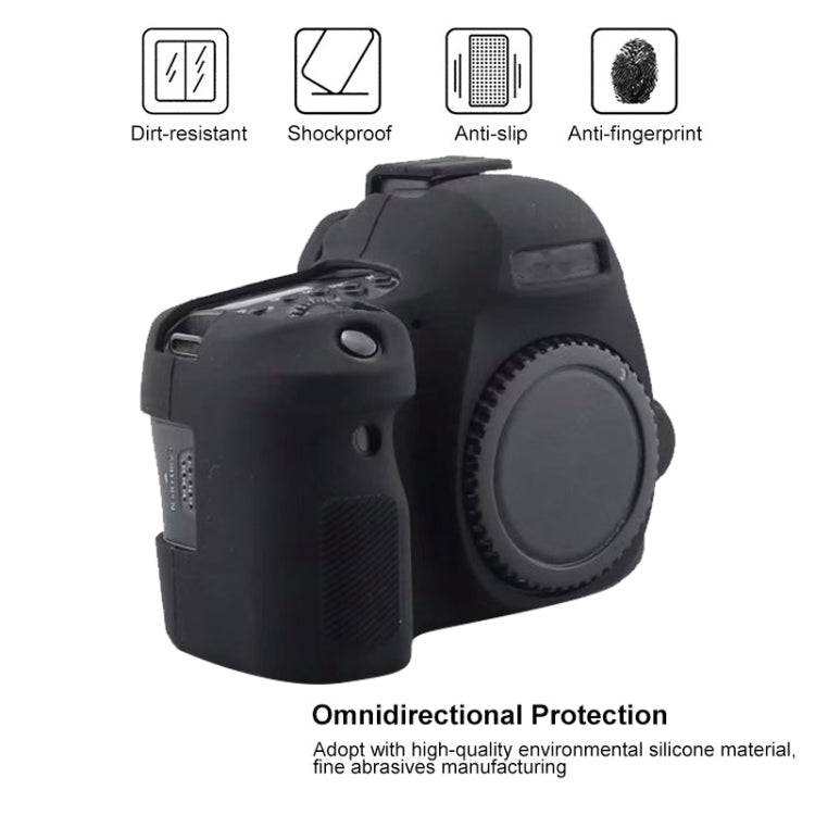 Capa Protetora de Silicone Macia para Canon EOS 6D Mark II, Para Canon EOS 6D Mark II
