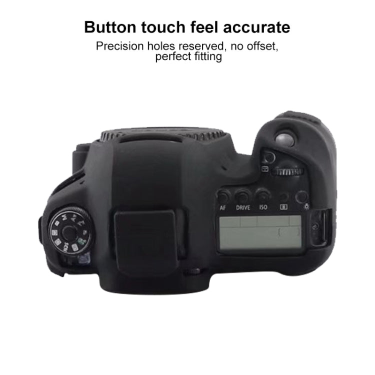 Capa Protetora de Silicone Macia para Canon EOS 6D Mark II, Para Canon EOS 6D Mark II