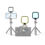 MJ88 Luz de Preenchimento de Beleza de Cor Completa 3000-7000K+RGB Portátil para Fotografia e Streaming com Controlo Remoto, MJ88