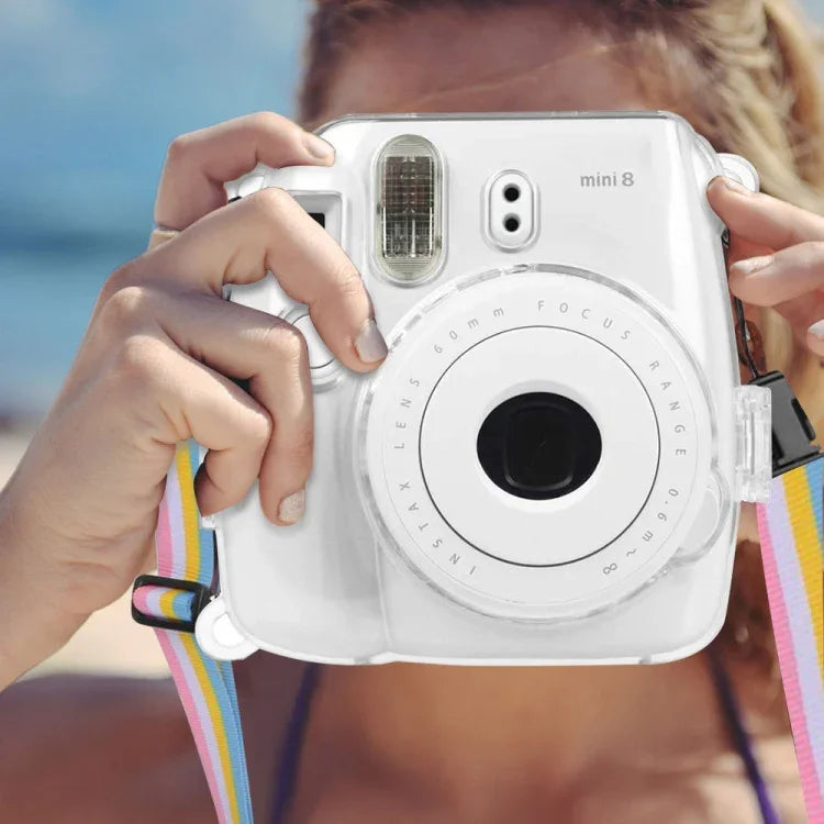 Capa Protetora de Cristal com Alça para FUJIFILM instax mini 9 / mini 8+ / mini 8, Para FUJIFILM instax mini 9