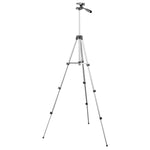 Tripé Dobrável de Liga de Alumínio de 4 Secções com Cabeça Tridimensional de 130cm, L-3130 Prateado, L-3130 Preto, L-3130 Dourado Champanhe