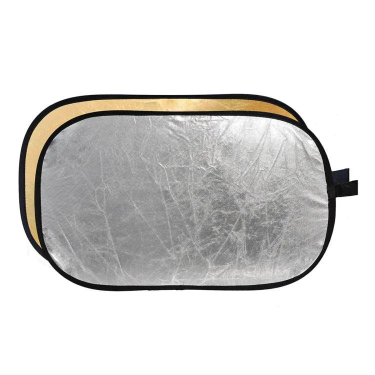 Godox FT01 Reflector Oval Dobrável 2 em 1 Ouro / Prateado, Tamanho: 150 x 200cm, 2 em 1 150 x 200cm