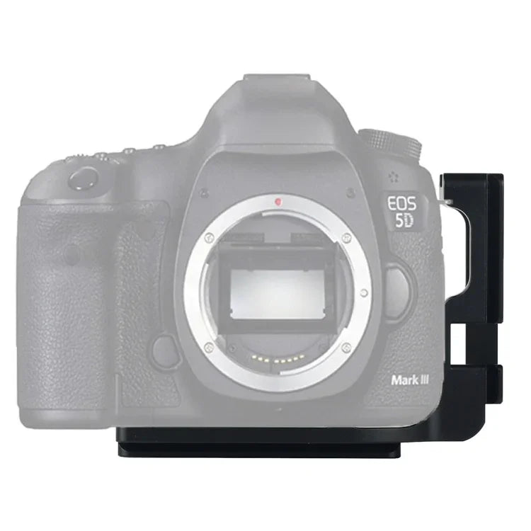 Suporte Base para Placa L de Libertação Rápida para Disparo Vertical para Canon 5D Mark III, Canon 5D Mark III
