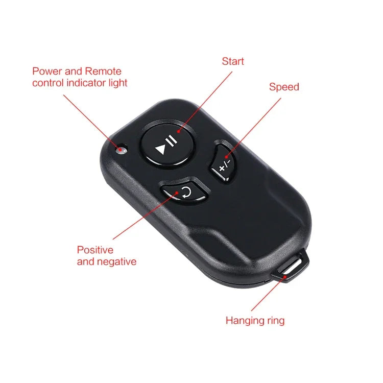 Carro Dolly de Roda para Câmara YELANGU L4X II com Carril Elétrico Deslizante, 3 Rodas, Polia de Vídeo com Controlo Remoto para DSLR / Câmaras DV Domésticas, GoPro, Smartphones, Carga: 3kg, Carro Dolly L4X Preto