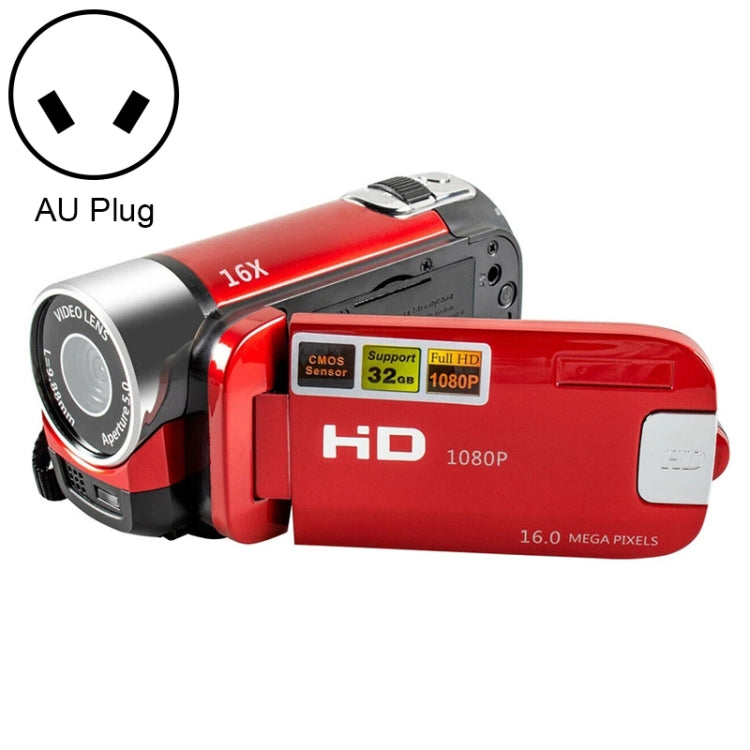 Câmara DV de Viagem e Casa com Zoom Digital 16X HD 16 Megapixels, Plugue AU, Plugue AU