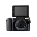 Câmara Vlog R2 2.7K com Zoom Digital 4X e Ecrã Flip de 3.0 polegadas