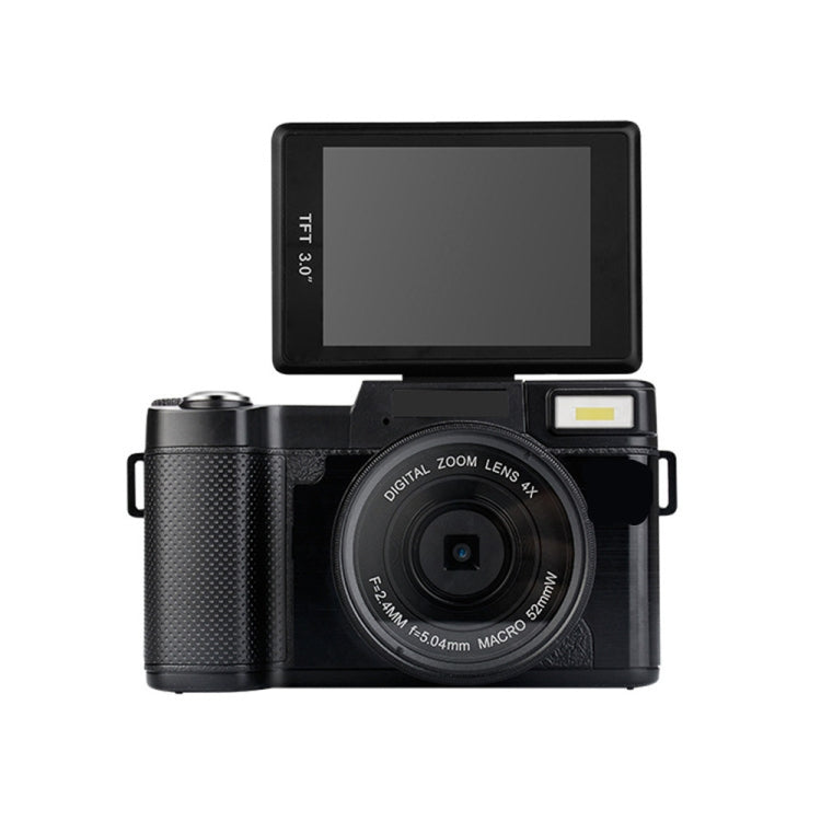 Câmara Vlog R2 2.7K com Zoom Digital 4X e Ecrã Flip de 3.0 polegadas