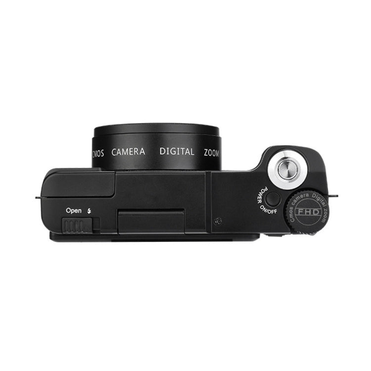 Câmara Vlog R2 2.7K com Zoom Digital 4X e Ecrã Flip de 3.0 polegadas