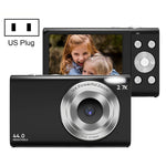 Câmara Digital DC402 de 44MP, Zoom 16X, 2.4 polegadas, 1080P Full HD, Câmara para Crianças com Cartão, Plugue EUA