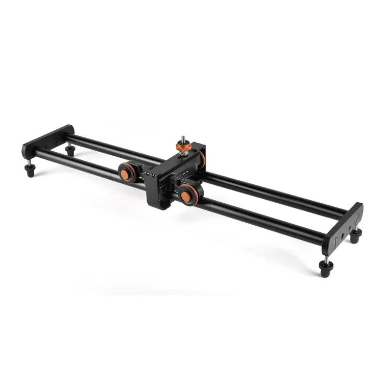 YELANGU L4X-BE YLG1817A Trilho Deslizante de Liga de Alumínio de 60cm + Carrinho de Rolamento com Polia de Vídeo de 3 Rodas para Câmaras SLR / Câmaras de Vídeo, Trilho de 60cm L4X-BE + Carrinho