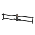 YELANGU L4X-BE YLG1817A Trilho Deslizante de Liga de Alumínio de 60cm + Carrinho de Rolamento com Polia de Vídeo de 3 Rodas para Câmaras SLR / Câmaras de Vídeo, Trilho de 60cm L4X-BE + Carrinho