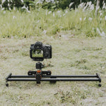 YELANGU L4X-BE YLG1817A Trilho Deslizante de Liga de Alumínio de 60cm + Carrinho de Rolamento com Polia de Vídeo de 3 Rodas para Câmaras SLR / Câmaras de Vídeo, Trilho de 60cm L4X-BE + Carrinho