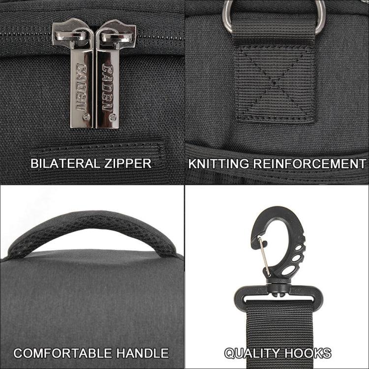 Bolsa Impermeável de Ombro CADEN D11 para Câmara SLR, Tamanho: 20,5 x 16 x 27cm, D1 20,5 x 16 x 27cm