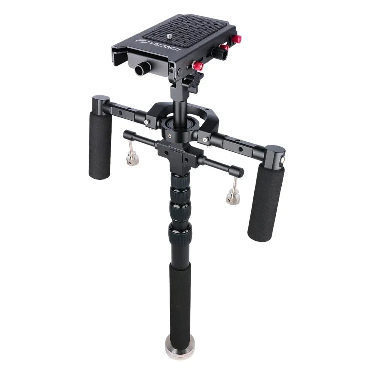 YELANGU S300 Rig Multifuncional 4 em 1 + Rig de Ombro Duplo Manual + Monopé + Estabilizador para Câmaras / Câmaras SLR, Intervalo de Altura: 63cm-170cm, YELANGU S300