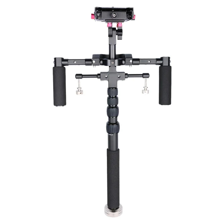 YELANGU S300 Rig Multifuncional 4 em 1 + Rig de Ombro Duplo Manual + Monopé + Estabilizador para Câmaras / Câmaras SLR, Intervalo de Altura: 63cm-170cm, YELANGU S300