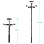 YELANGU S300 Rig Multifuncional 4 em 1 + Rig de Ombro Duplo Manual + Monopé + Estabilizador para Câmaras / Câmaras SLR, Intervalo de Altura: 63cm-170cm, YELANGU S300