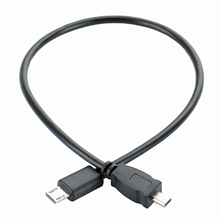 5 PCS Cabo de Dados Micro USB para Mini USB OTG de 30cm com 8 Pinos para Nikon, Micro para Mini 8 Pinos para Nikon