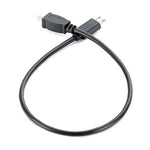 5 PCS Cabo de Dados Micro USB para Mini USB OTG de 30cm com 8 Pinos para Nikon, Micro para Mini 8 Pinos para Nikon