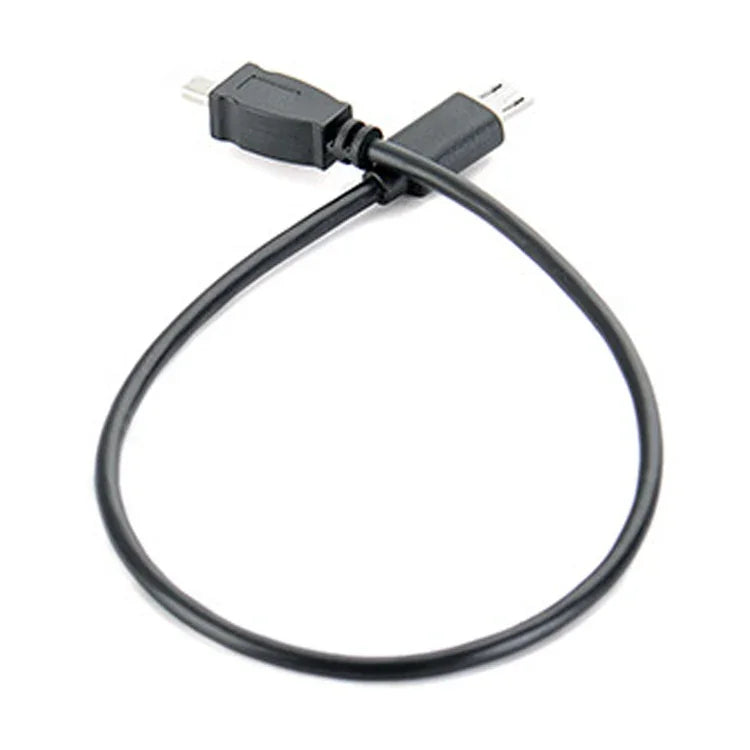 5 PCS Cabo de Dados Micro USB para Mini USB OTG de 30cm com 8 Pinos para Nikon, Micro para Mini 8 Pinos para Nikon