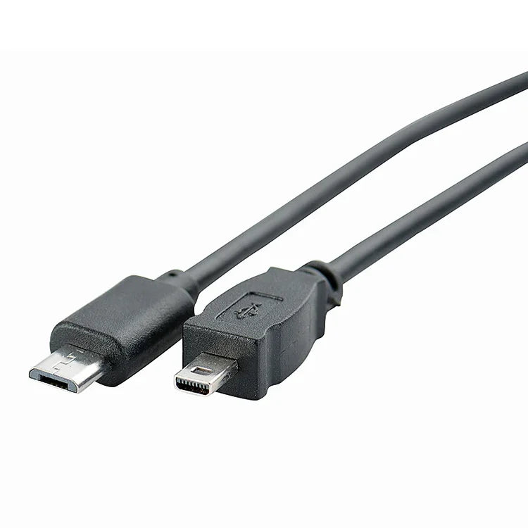 5 PCS Cabo de Dados Micro USB para Mini USB OTG de 30cm com 8 Pinos para Nikon, Micro para Mini 8 Pinos para Nikon