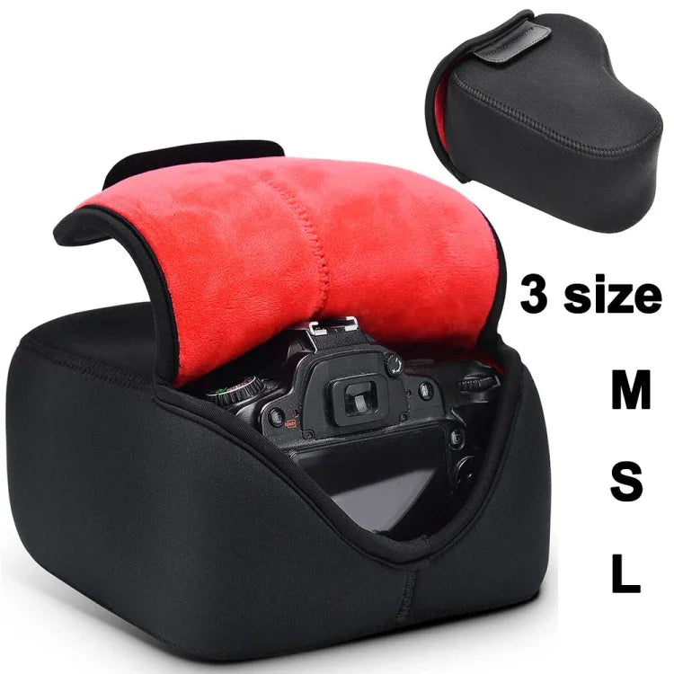 Bolsa de Neoprene Resistente a Choques e à Água para Câmara CADeN H6, Tamanho: 17 x 10.5 x 22cm, 17 x 10.5 x 22cm