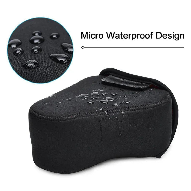 Bolsa de Neoprene Resistente a Choques e à Água para Câmara CADeN H6, Tamanho: 17 x 10.5 x 22cm, 17 x 10.5 x 22cm