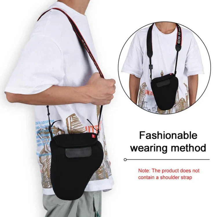 Bolsa de Neoprene Resistente a Choques e à Água para Câmara CADeN H6, Tamanho: 17 x 10.5 x 22cm, 17 x 10.5 x 22cm