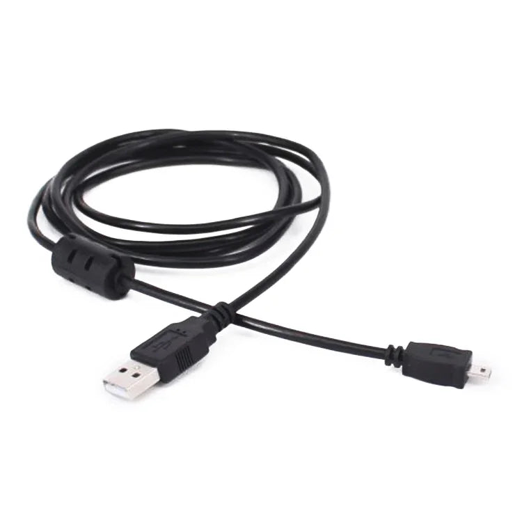 5 PCS Cabo de Dados e Carregamento USB 2.0 de 1.5m Mini 8 Pinos para Nikon D5100 / D610, Mini 8 Pinos USB