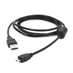 5 PCS Cabo de Dados e Carregamento USB 2.0 de 1.5m Mini 8 Pinos para Nikon D5100 / D610, Mini 8 Pinos USB