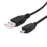 5 PCS Cabo de Dados e Carregamento USB 2.0 de 1.5m Mini 8 Pinos para Nikon D5100 / D610, Mini 8 Pinos USB