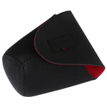 Bolsa de Armazenamento para Lentes de Câmara SLR em Neoprene Espesso e Amortecedor com Dedução Adesiva, Diâmetro: 65mm, Altura: 100mm, Diâmetro: 65mm, Altura: 100mm