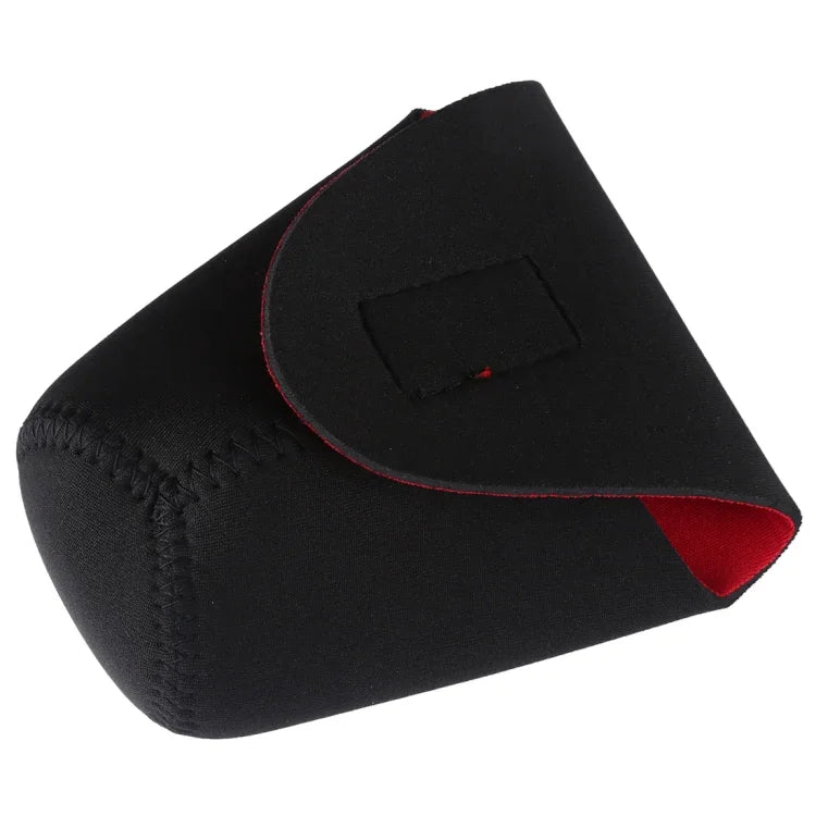 Bolsa de Armazenamento para Lentes de Câmara SLR em Neoprene Espesso e Amortecedor com Dedução Adesiva, Diâmetro: 65mm, Altura: 100mm, Diâmetro: 65mm, Altura: 100mm