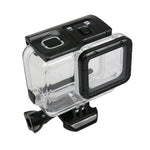 Para GoPro HERO6 /5 Ecrã Tátil Caixa Protetora Subaquática 45m com Fecho Montagem Básica & Parafuso, Sem Necessidade de Remover a Lente, Subaquática 45m