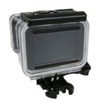 Para GoPro HERO6 /5 Ecrã Tátil Caixa Protetora Subaquática 45m com Fecho Montagem Básica & Parafuso, Sem Necessidade de Remover a Lente, Subaquática 45m