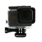 Para GoPro HERO6 /5 Ecrã Tátil Caixa Protetora Subaquática 45m com Fecho Montagem Básica & Parafuso, Sem Necessidade de Remover a Lente, Subaquática 45m