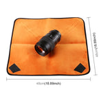 Bolsa de Lentes para Câmara Fotográfica SLR em Tecido Dobradiço Centenário, Tecido Envolvente Espesso com Veludo, Tamanho: 50x50cm, Tamanho: 50x50cm