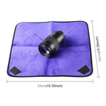 Bolsa de Lentes para Câmara Fotográfica SLR em Tecido Dobradiço Centenário, Tecido Envolvente Espesso com Veludo, Tamanho: 40x40cm, Tamanho: 40x40cm
