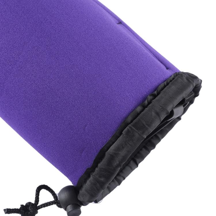 4 Peças de Bolsa de Transporte para Lentes de Câmara SLR em Neopreno com Mosquetão, Tamanhos: 10x22cm, 10x14cm, 10x18cm, 8x10cm, 4 Tamanhos