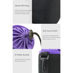 Bolsa para Lentes de Câmara SLR 4 em 1 Bolsa para Lente Micro Single Bolsa Interna para Lente Bolsa Impermeável Protetora com Veludo Reforçado, 4 em 1
